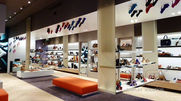 Wooden Shoe Showroom Furniture