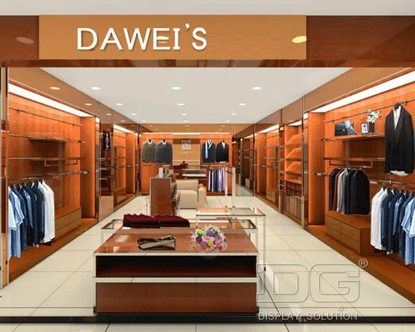 GR42 Luxury Men's Clothes Store Display Ideas 1
