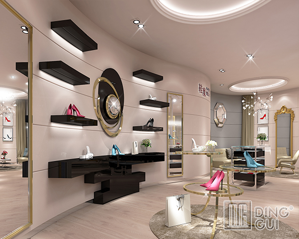 New Design Man Shoe Showroom Furnitre