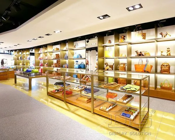 HB41 Latest Wooden Handbag Store Decoration 1