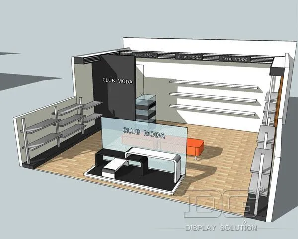 FT09 Πολυτελή έπιπλα επίδειξης ραφιών καταστημάτων υποδημάτων 1