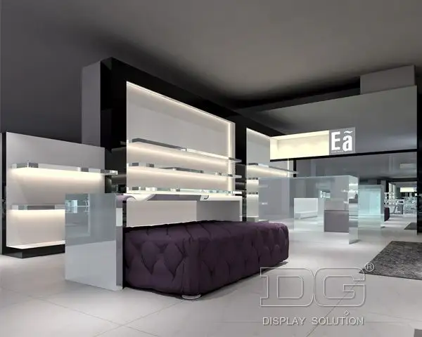 Custom glass showcase for shoes best supplier Manufacturer | DG Display Showcase 3