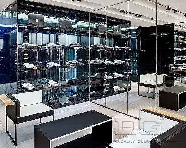 GR76 White Clothes Wall Display Rack 1