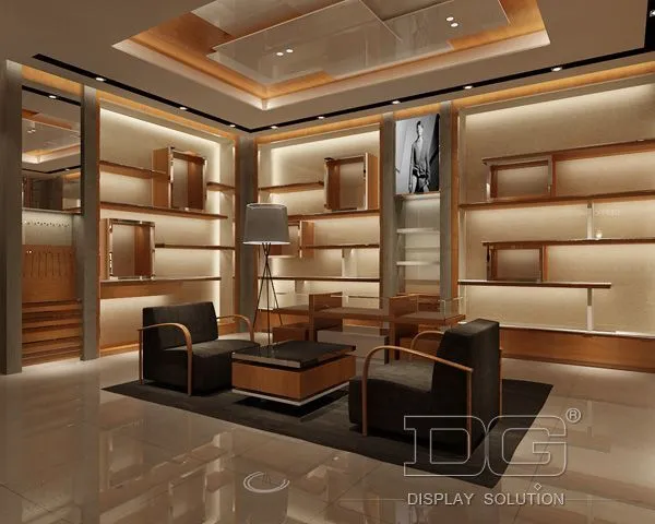 GR37 Men's Shirt Clothing Display Shelf 1