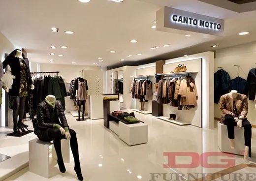 GR138 Ξύλινος Εξοπλισμός Βιτρίνας για Μπουτίκ 1