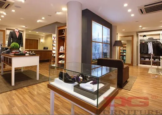 GR133 Fashion Wooden Clothing Display Racks 1