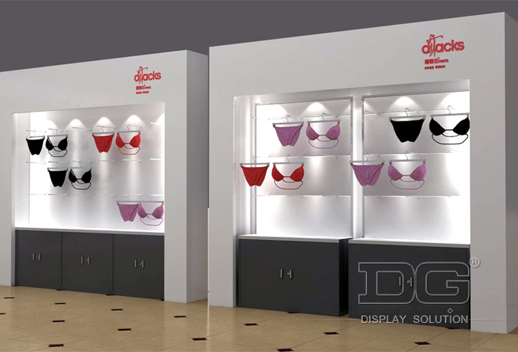 Fashion Wooden Ladies Bra Display Stand