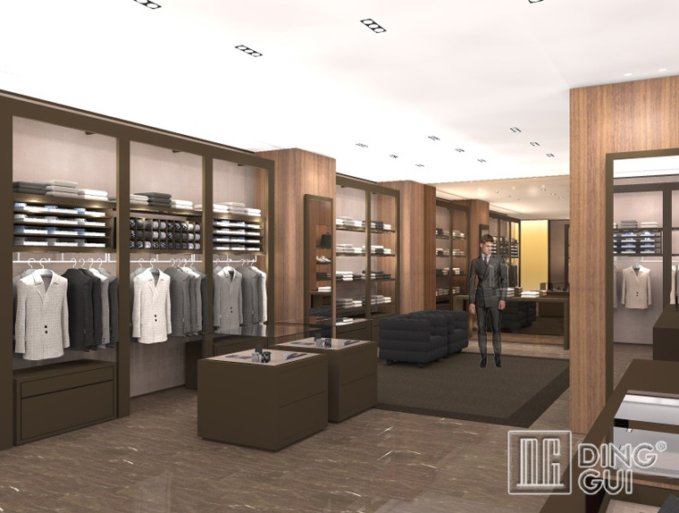 GR167 Stylish modern shop counter design for garment store 6