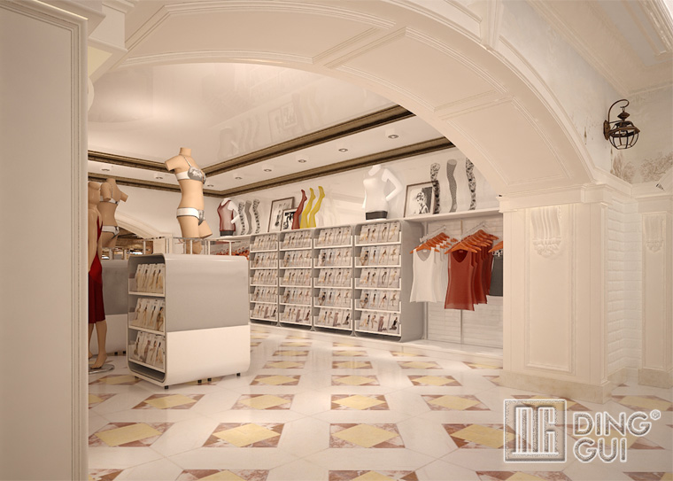 UG22 Exquisite store design display rack for underwear and bra 6