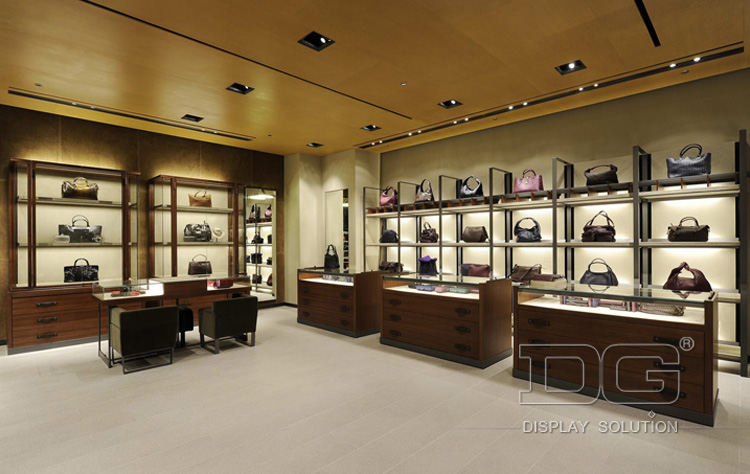 Wood Veneer Man Handbag Shop Furniture