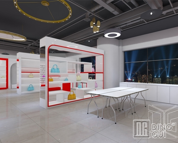 HB42 Fashion stylish retail store acrylic bag hanger display stand 1