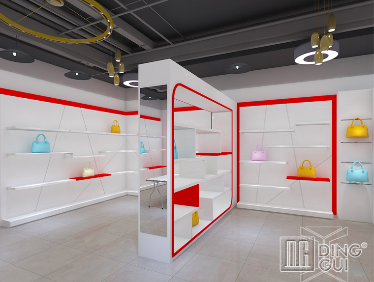 HB42 Fashion stylish retail store acrylic bag hanger display stand 5