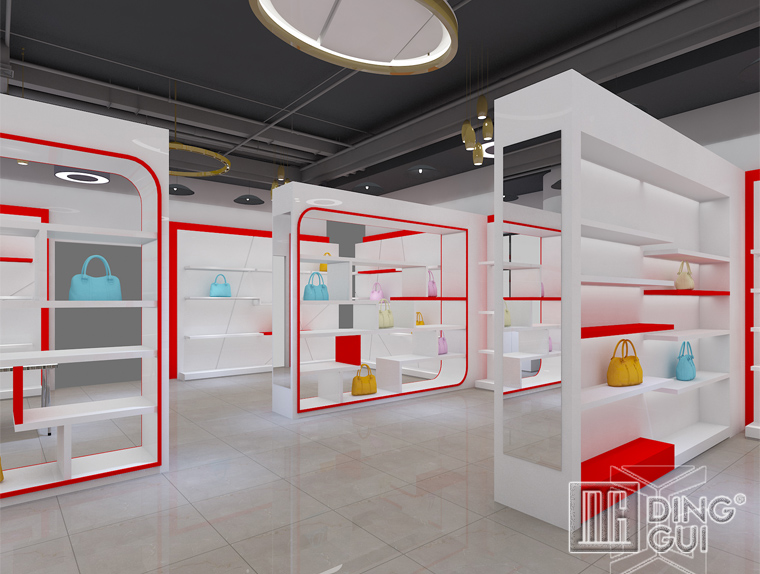 HB42 Fashion stylish retail store acrylic bag hanger display stand 6