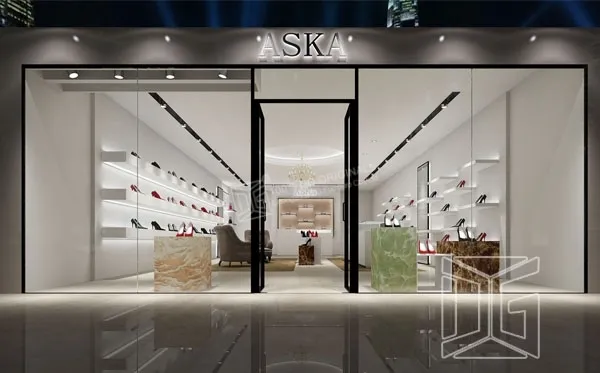 Custom shoe show case best supplier Manufacturer | DG Display Showcase 3