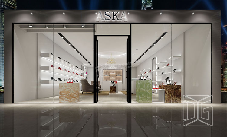 Wooden Fashion Shoe Store Furniture