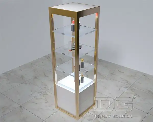 Modern Wood Cosmetic Shop Counter Design - Free Design, On-time Delivery 3