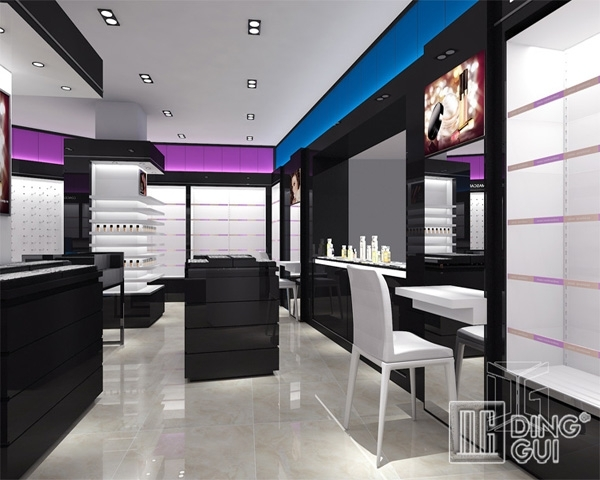 CM93 Brilliant professional brand cosmetic retail store display showcase 1
