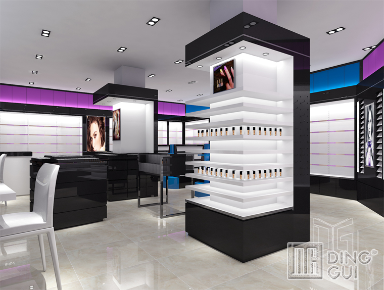 CM93 Brilliant professional brand cosmetic retail store display showcase 6