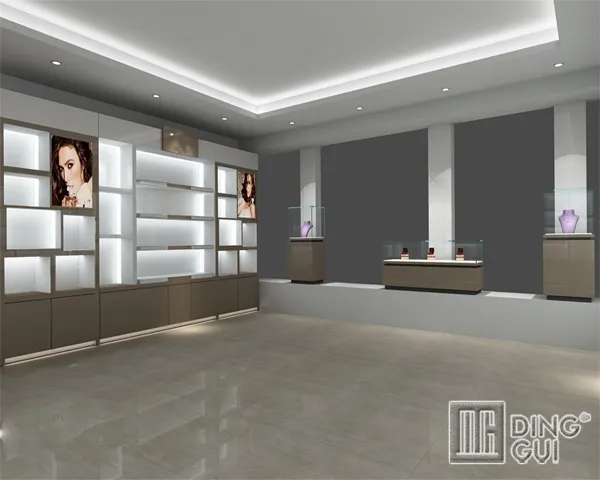 Custom cosmetic display case best supplier Manufacturer | DG Display Showcase 3