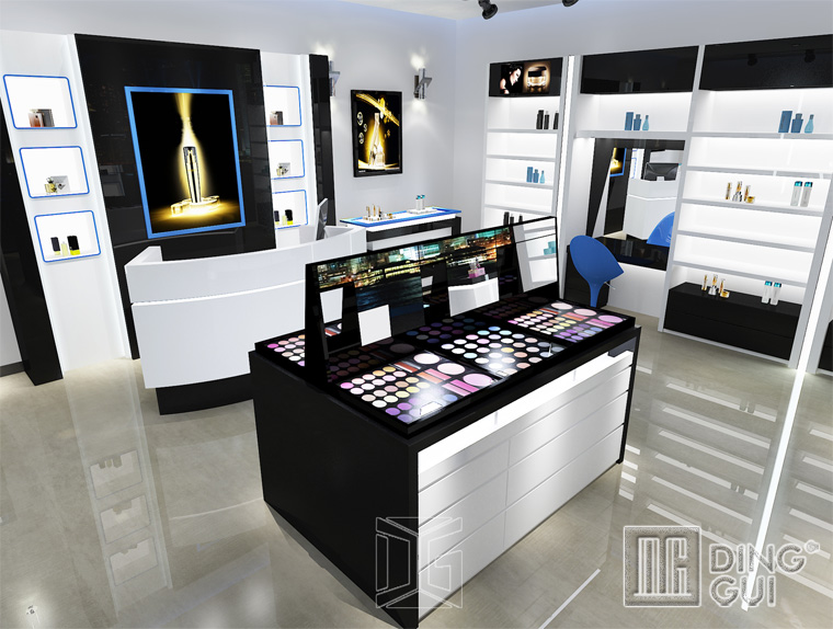 CM95 Commercial modern design wholesale cosmetic shop display furniture 6