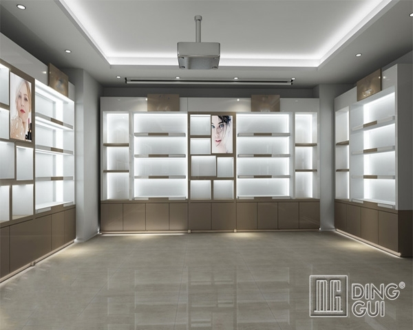 CM96 Professional manufactured modern design cosmetic display showcase 1