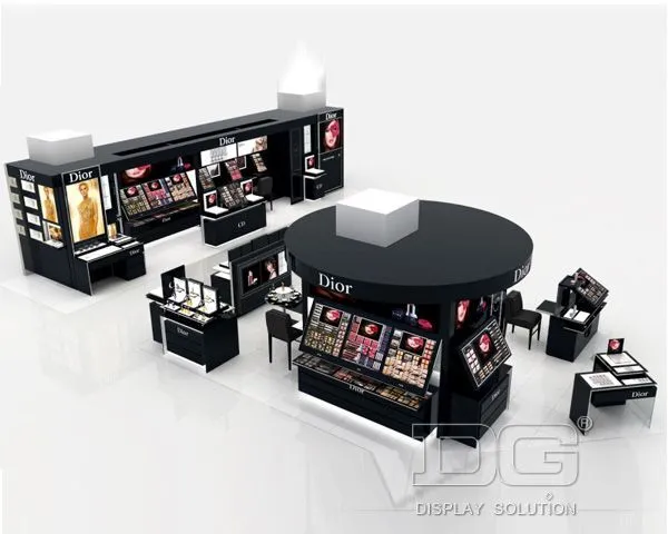 CM51 Black Shopping Mall Cosmetic Fixtures 1