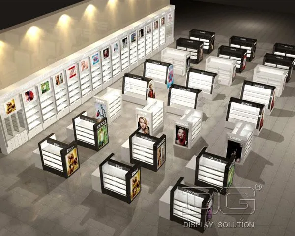 CM55 Brand Luxury Cosmetic Showroom Design 1