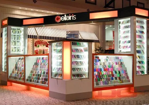EL40 Fashion Lighted Cell Phone Accessory Kiosk 1