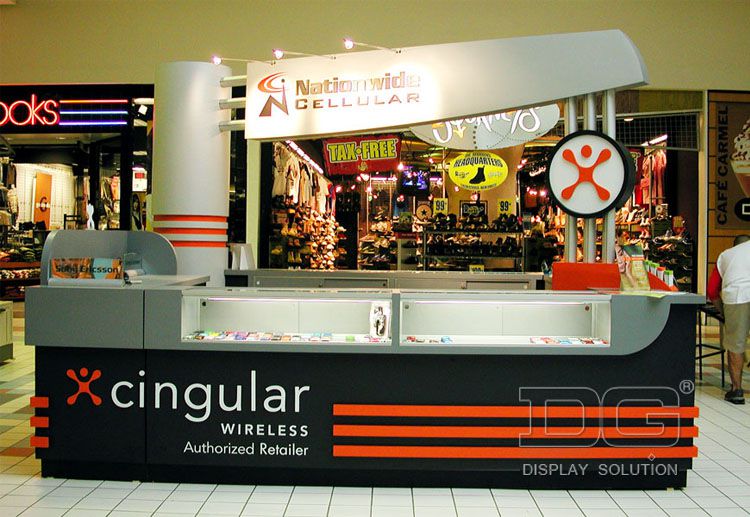 EL45 Fashion Shopping Mall Cell Phone Kiosk 3