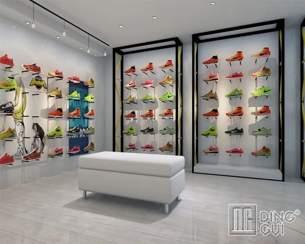 Custom Shoe Store Showcase company best supplier Manufacturer | DG Display Showcase 2