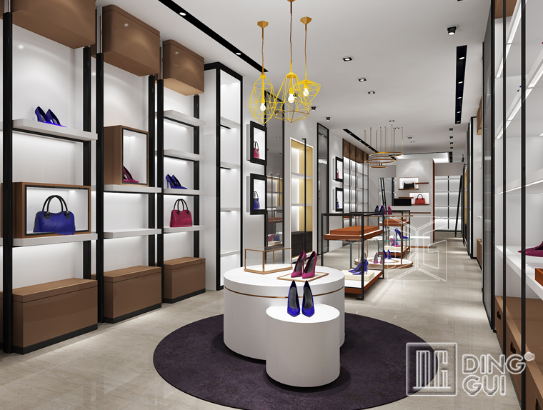 FT72 Νεότερο εμπορικό ντουλάπι παπουτσιών με καθρέφτη 6