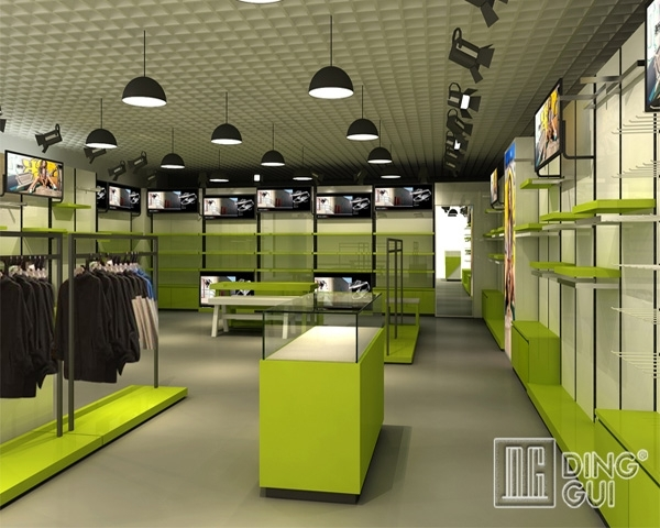 GR173 High quality rack display furniture for retail clothing store 1