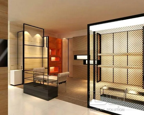 HB30 Υψηλής ποιότητας ξύλινες μεταλλικές τσάντες επίπλων καταστήματος 1