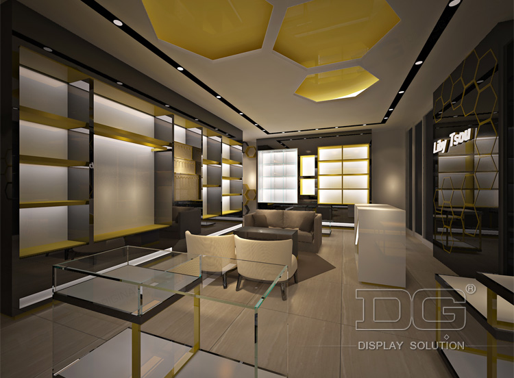 Luxury Handbag Display Counter