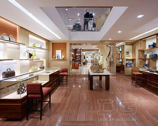 HB16 Temper Glass Handbag Display Cabinet 1