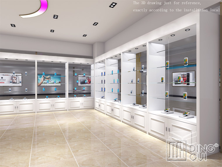 EL78 Glasbutik, mobiltelefonbutik, indretningsdesign med udstillingsvindue 5