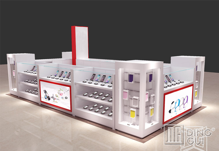 EL74 Innovativ brugerdefineret mobiltelefonkiosk til indkøbscenter til salg 5