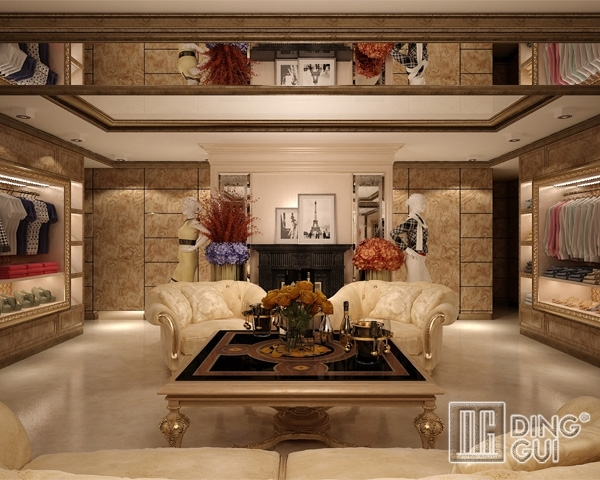 GR172 Professional manufactured retail garment shop interior display furniture design 1