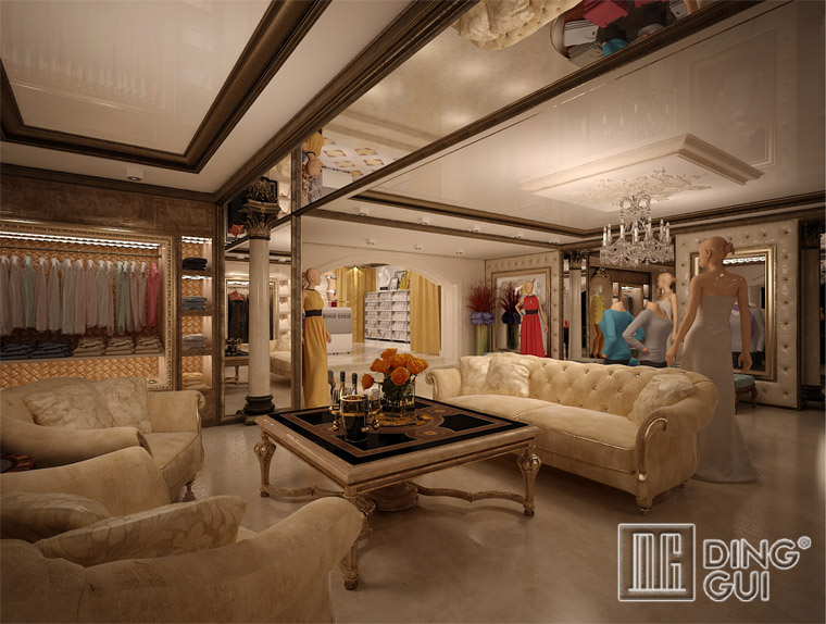 GR172 Professional manufactured retail garment shop interior display furniture design 6