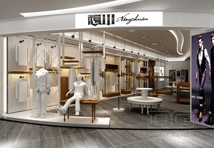 High End Menswear Retail Garment Shop Interior Design