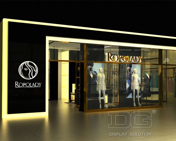 Custom clothing showcase for clothes Manufacturer | DG Display Showcase 4