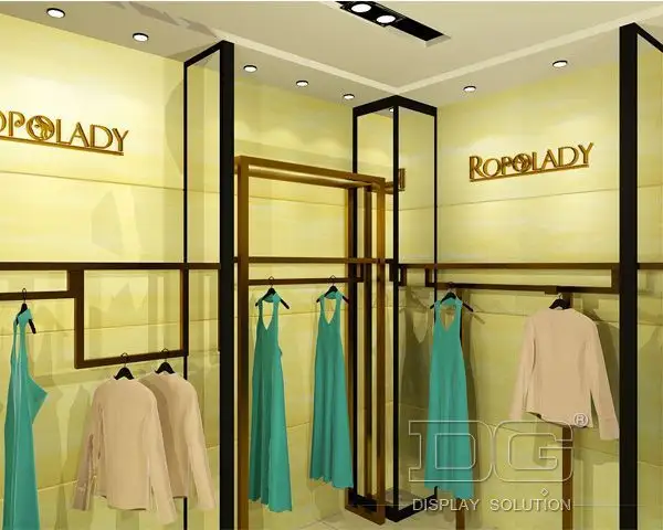 Custom clothing showcase for clothes Manufacturer | DG Display Showcase 2