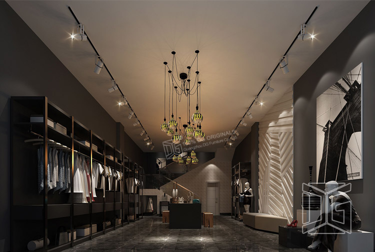 Fashion Lady Wooden Clothing Shop Furniture