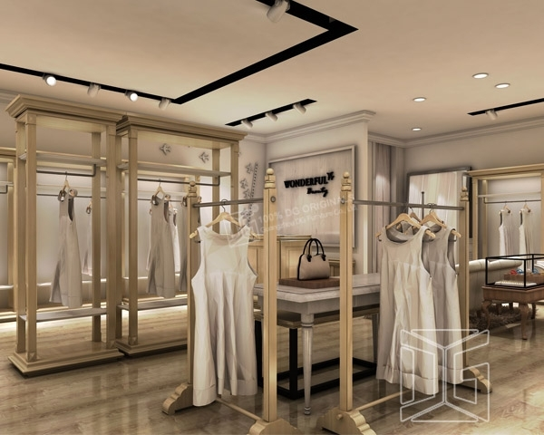 GR153 Εσωτερική διακόσμηση καταστήματος ρούχων μόδας 1