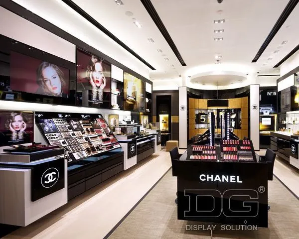 CM05 High End Black Cosmetic Display Cases For Channel 1