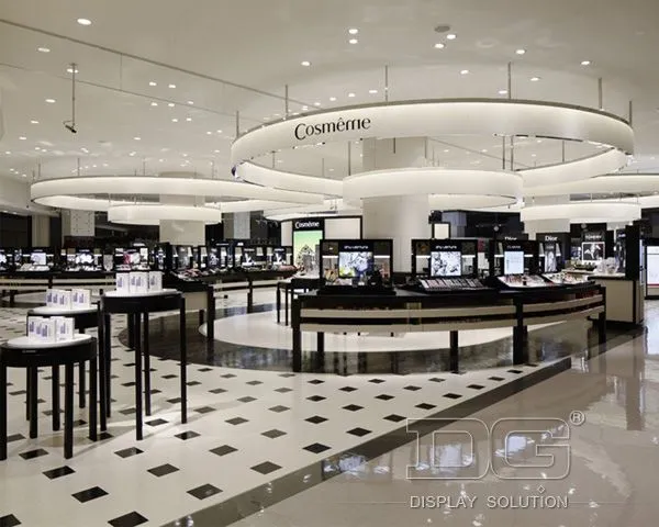 CM20 Μαύρο Πολυτελές Τραπέζι Εμφάνισης Καλλυντικών 1