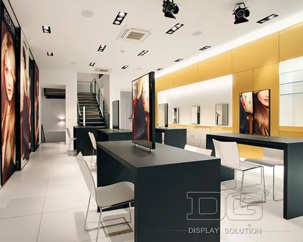 CM59 Latest Design Wood Glossy Black High End Cosmetic Table 1