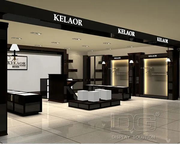 GR55 Čierny luxusný displej na oblečenie 1