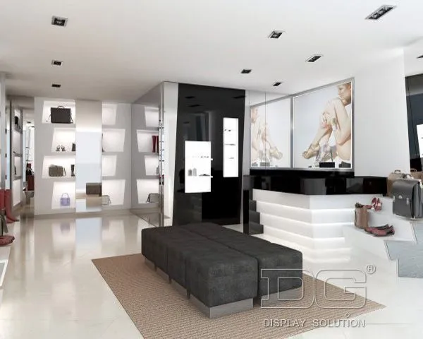 FT11 Λευκά απλά σχέδια καταστημάτων υποδημάτων 1