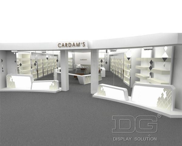 DG Master | professional glass showcase for shoes modern design  6